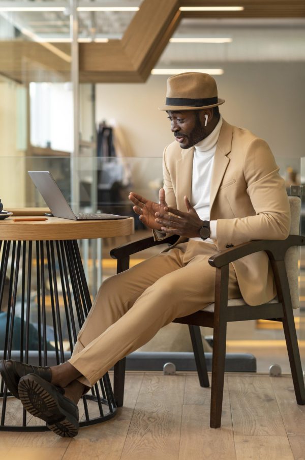 modern-african-american-man-working-caffe